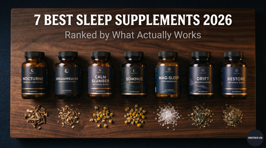`7 best sleep supplements 2026 comparison table ranked by results`