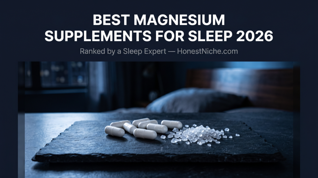 Best magnesium supplements for sleep 2026 — top-rated magnesium glycinate and L-threonate options reviewed by HonestNiche